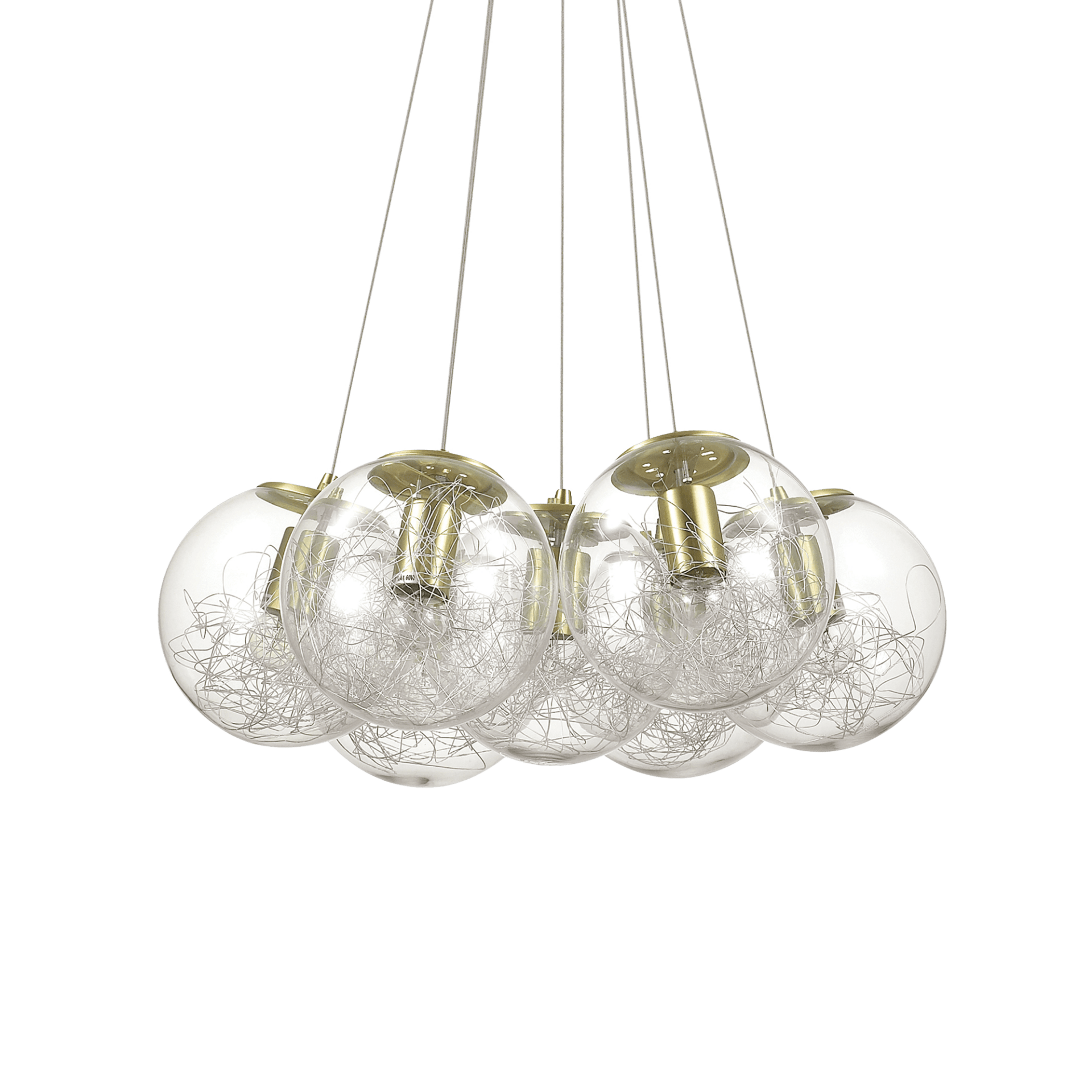 Mapa Sat suspension design lighting glass nickel brass modern classic shop Eliana Osito Valencia