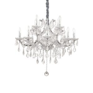 Napoleon suspension classic chandelier chrome gold glass crystal shop Eliana Osito Valencia