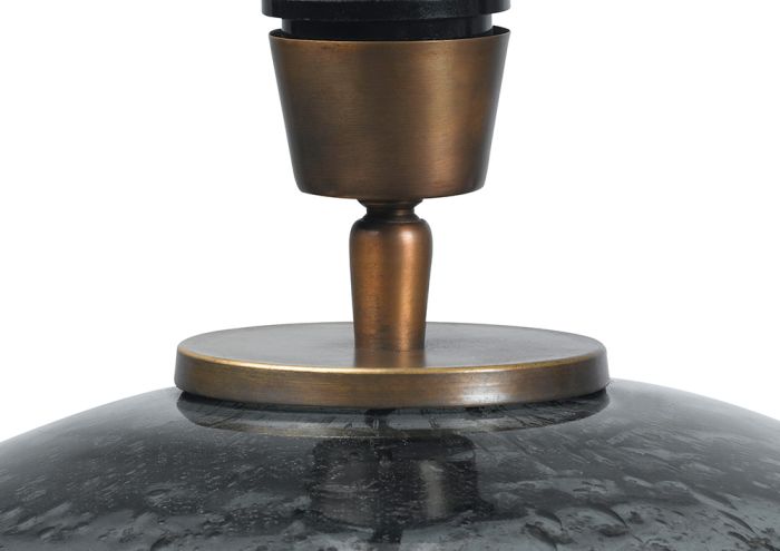 Lisoa lamp handblown glass linen modern design lighting classic shop Eliana Osito Valencia