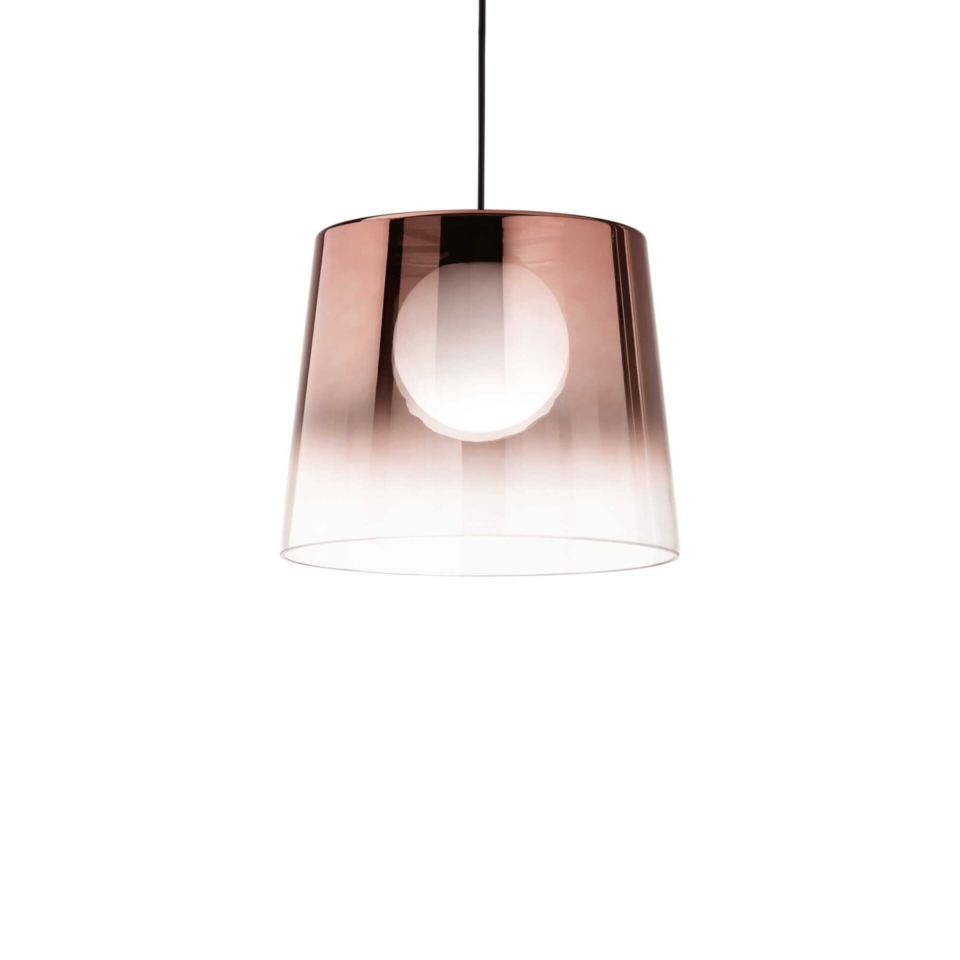 Fade suspension glass chrome amber copper lighting design modern classic shop Eliana Osito Valencia
