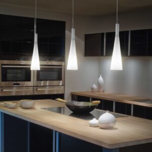 Milk suspension design lighting white glass modern classic shop Eliana Osito Valencia