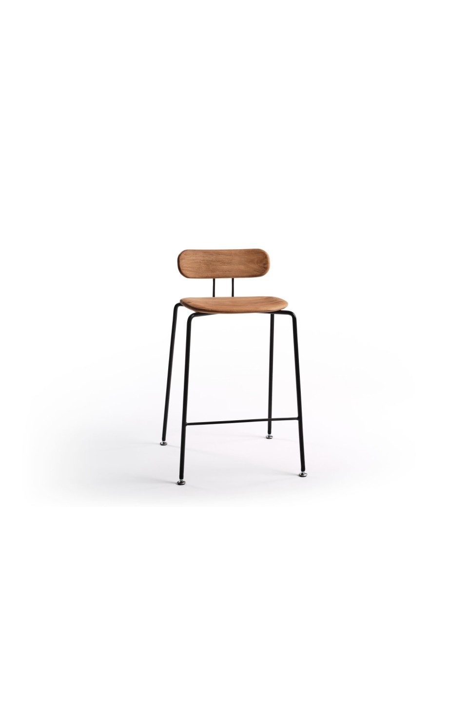 Copal taburete bar teca hierro muebles tienda Osito Eliana Valencia