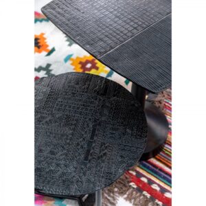 mesa auxiliar inca hierro aluminio interior exterior tienda muebles osito eliana valencia