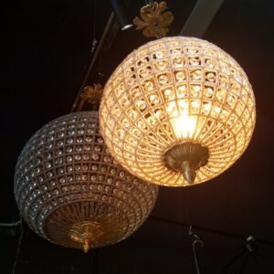 Boule cristal latón luce suspension clásica moderna tienda eliana osito valencia
