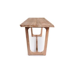 Mesa de bar interior y exterior BABYLONE de madera teca maciza en venta en tienda de muebles en L'Eliana, El Osito, Valencia