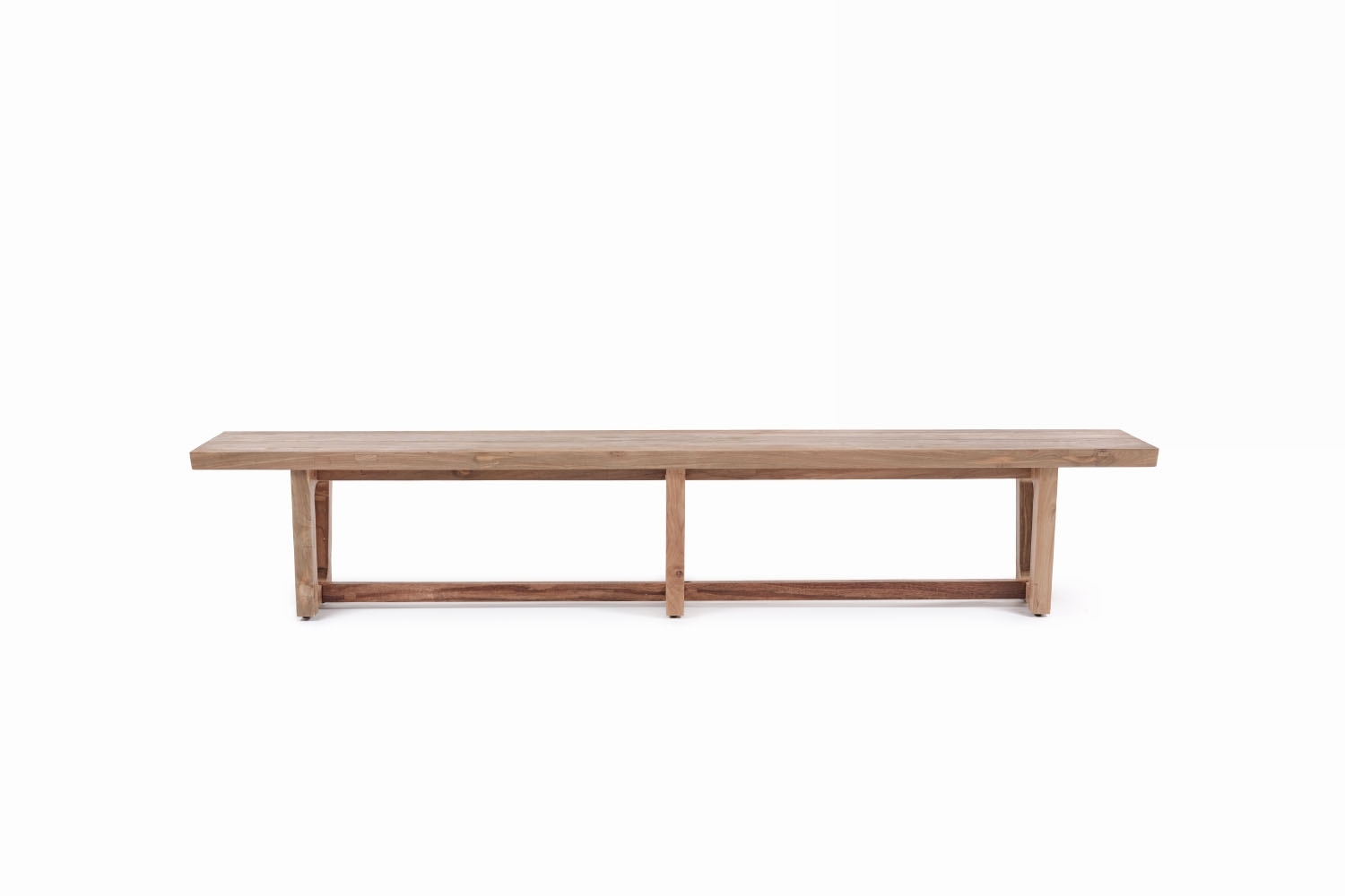 Banco BABYLONE de teca, a la venta en la tienda Decoration Insolite, El Osito, L'Eliana, Valencia.